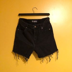 Vintage black cut offs